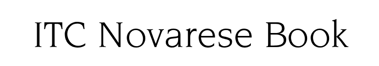 ITC Novarese Book font preview