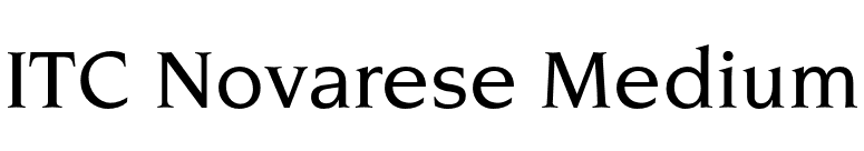 ITC Novarese Medium font preview