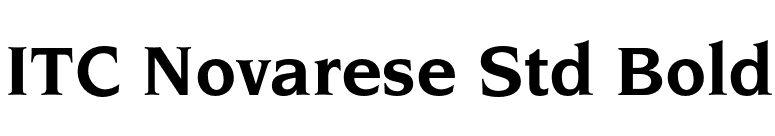 ITC Novarese Std Bold font preview