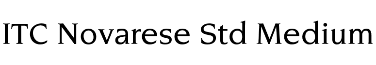 ITC Novarese Std Medium font preview