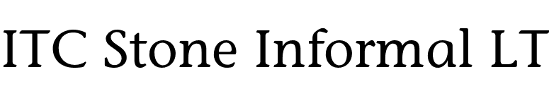 ITC Stone Informal LT font preview