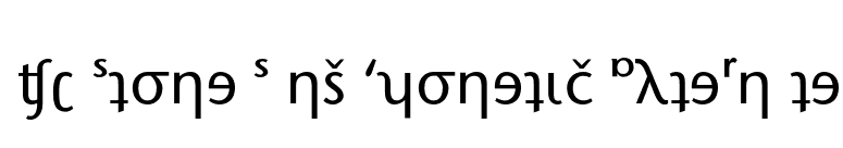 ITC Stone Sans Phonetic Alternate font preview