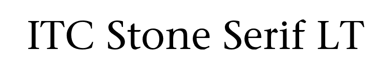 ITC Stone Serif LT font preview