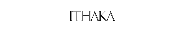 Ithaka font preview