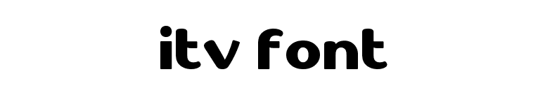 Itv font font preview