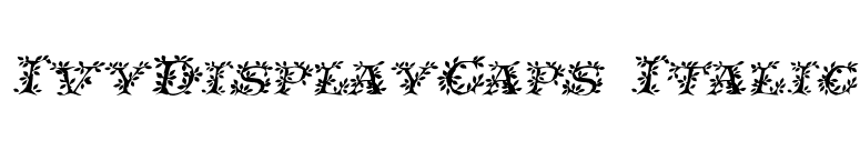 IvyDisplayCaps Italic font preview
