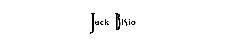 Jack Bisio font preview