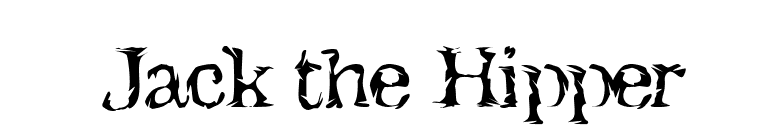 Jack the Hipper font preview