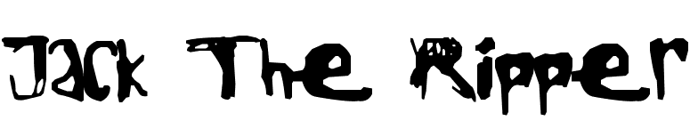 Jack The Ripper font preview