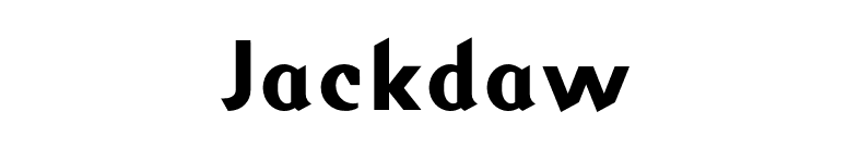 Jackdaw font preview