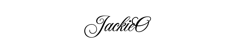 JackieO font preview