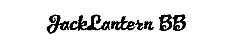 JackLantern BB font preview