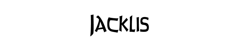 Jacklis font preview
