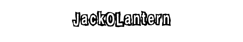 JackOLantern font preview