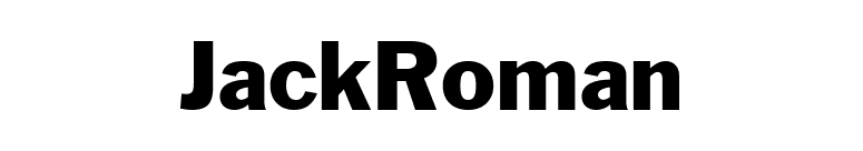 JackRoman font preview