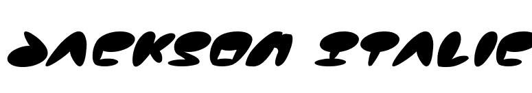 Jackson Italic font preview