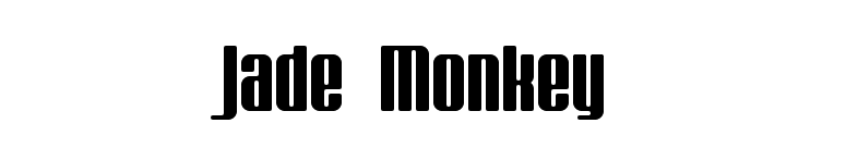 Jade Monkey font preview