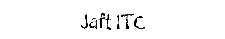 Jaft ITC font preview