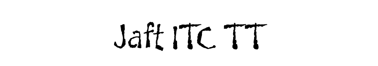 Jaft ITC TT font preview