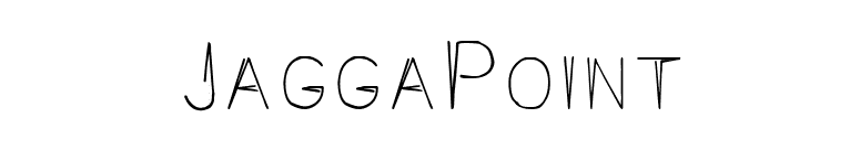 JaggaPoint font preview