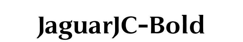 JaguarJC-Bold font preview