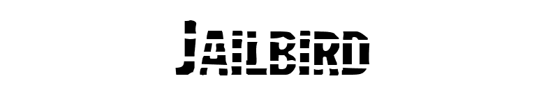 Jailbird font preview