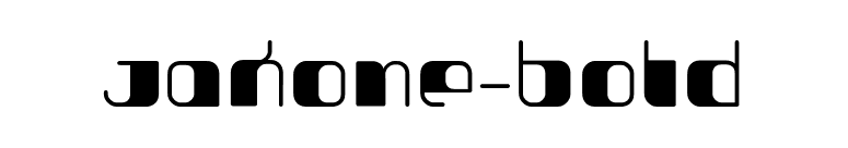 Jakone-Bold font preview