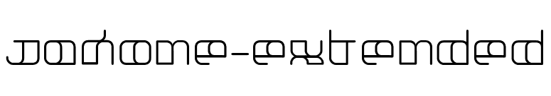 Jakone-Extended font preview