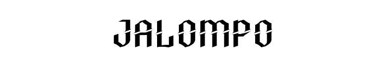 Jalompo font preview