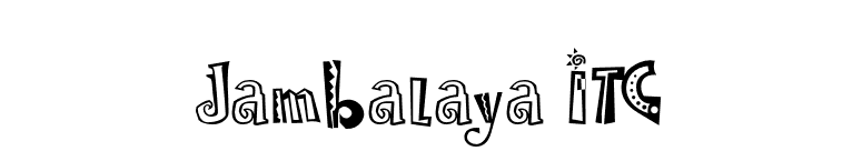 Jambalaya ITC font preview
