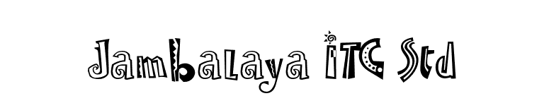 Jambalaya ITC Std font preview