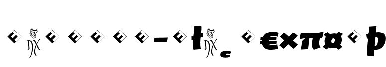 Jambono-BlackExpert font preview