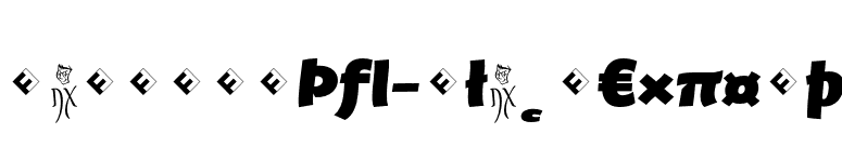 JambonoTF-BlackExpert font preview