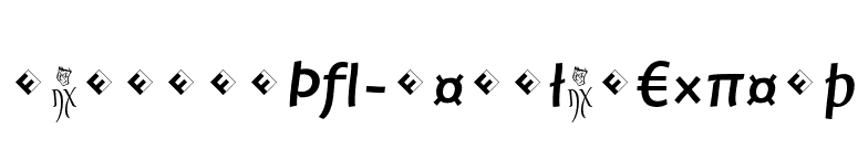 JambonoTF-RegularExpert font preview