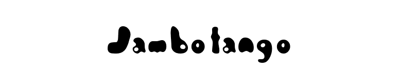 Jambotango font preview