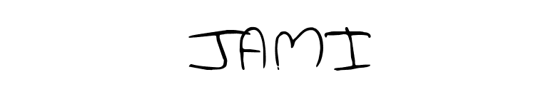 JAMI font preview