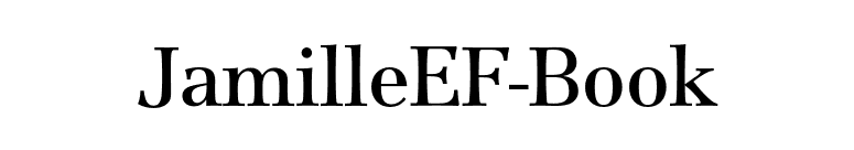 JamilleEF-Book font preview