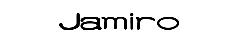 Jamiro font preview