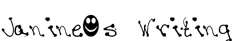 Janine's Writing font preview