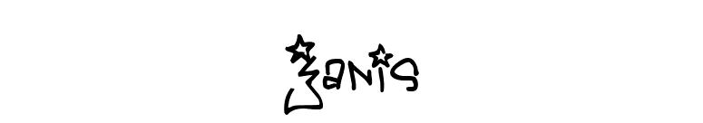 Janis font preview