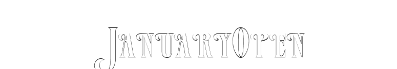 JanuaryOpen font preview