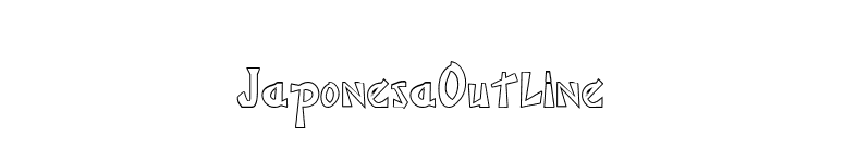 JaponesaOutline font preview