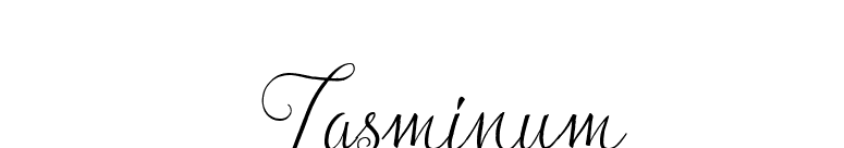 Jasminum font preview