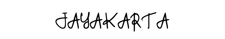 JAYAKARTA font preview