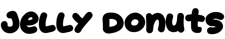 Jelly Donuts font preview