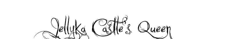 Jellyka Castle's Queen font preview