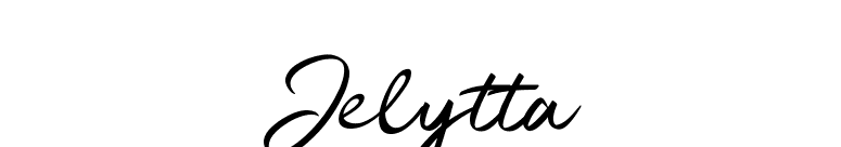 Jelytta font preview