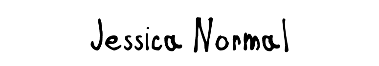 Jessica Normal font preview
