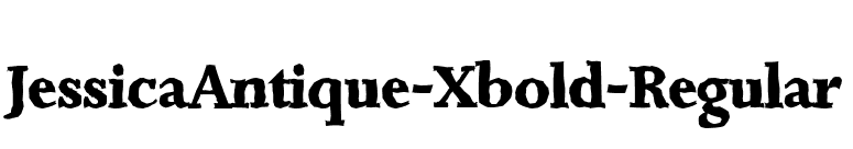 JessicaAntique-Xbold-Regular font preview