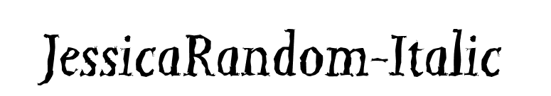 JessicaRandom-Italic font preview